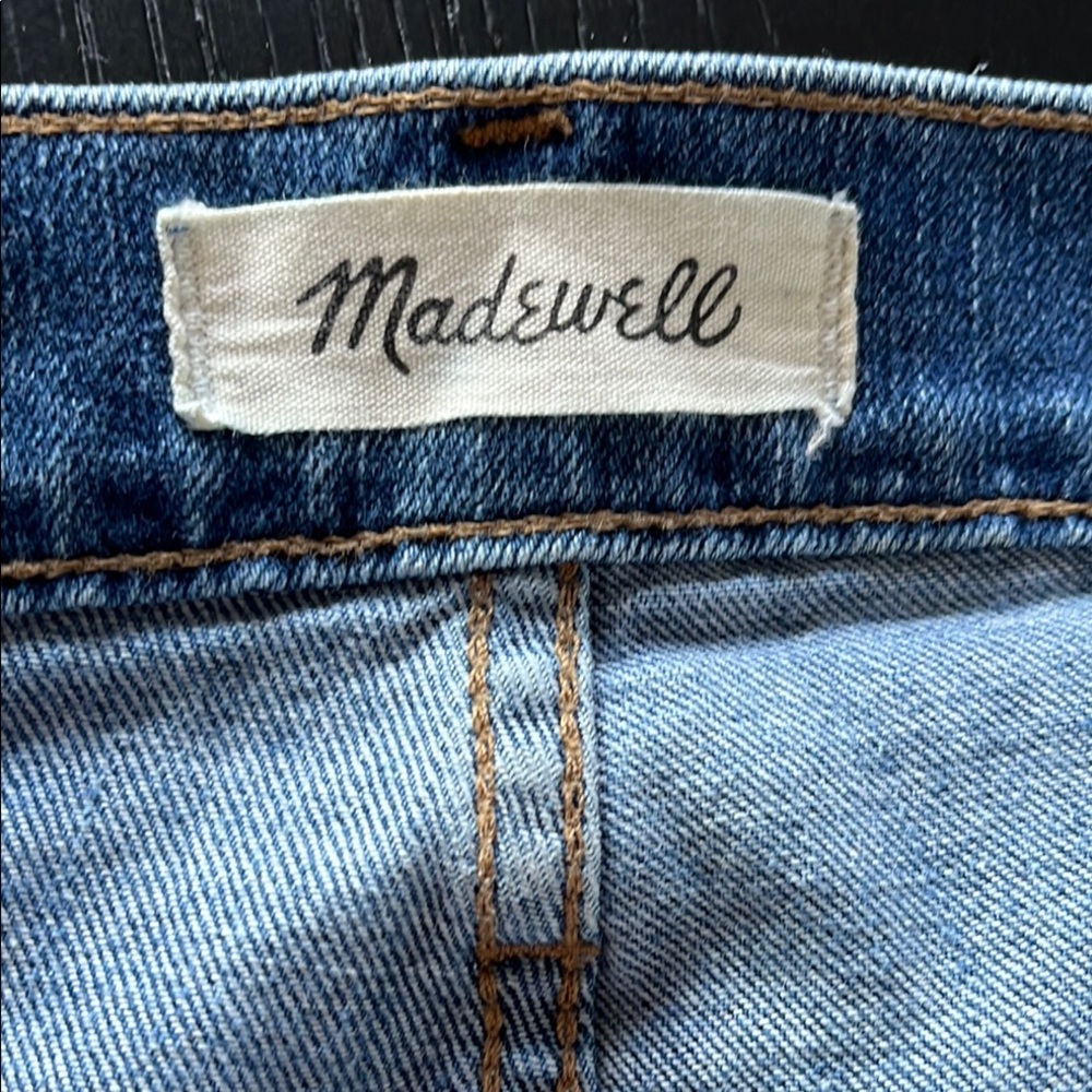 Madewell Classic Straight Blue Jeans Size 26 - Picture 6 of 15